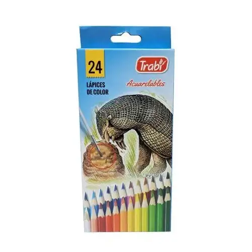 LAPICES X 24 LARGOS TRABI