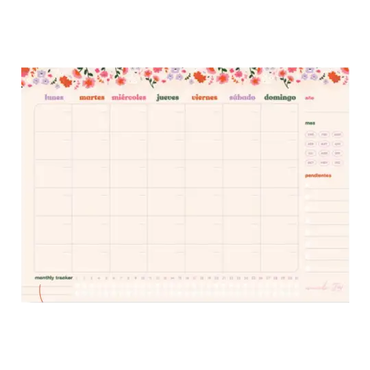 PLANNER CUTE SEMANAL 28X20CM HOR ECRITORIO