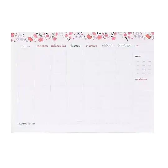 PLANNER CUTE MENSUAL 28X20CM CON IMAN