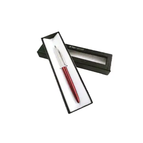 BOLIGRAFO FILGO ESTUCHE TIPO PARKER METAL ROJO