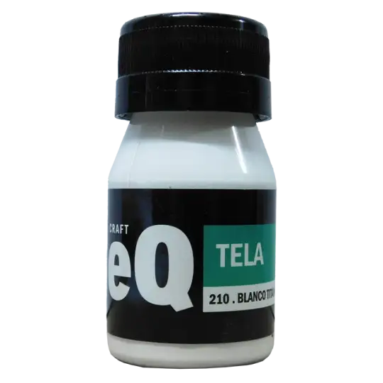 PINTURA PARA TELA BLANCO TITANIO 37CC EQ