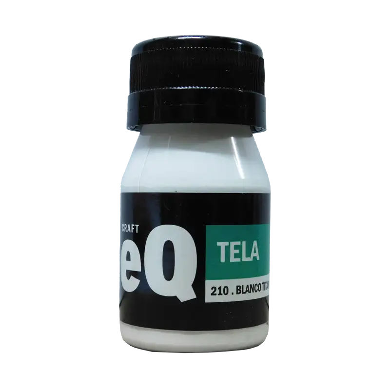 PINTURA PARA TELA BLANCO TITANIO 37CC EQ