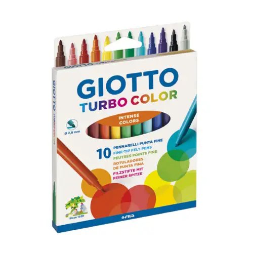 MARCADORES TURBO COLOR X10 GIOTTO