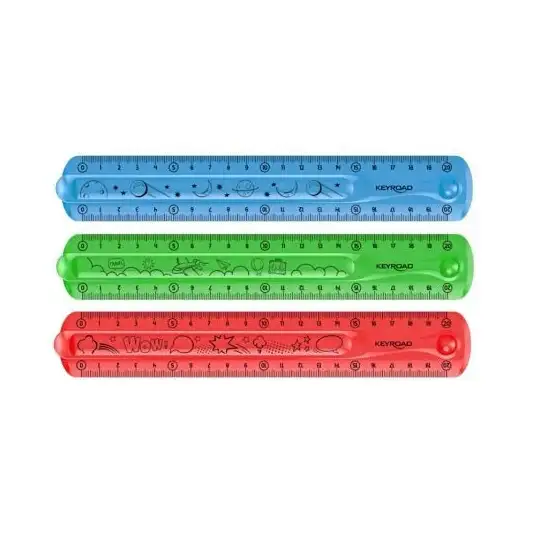 REGLA FLEXIBLE 20CM KEYROAD