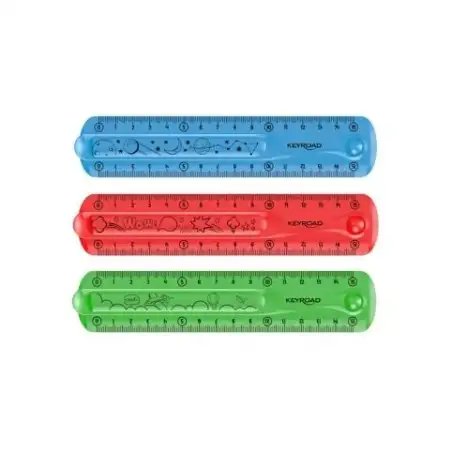 REGLA FLEXIBLE 15CM KEYROAD