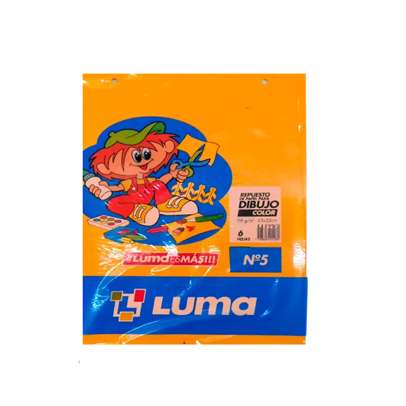 REPUESTO DIBUJO LUMA N5 COLOR
