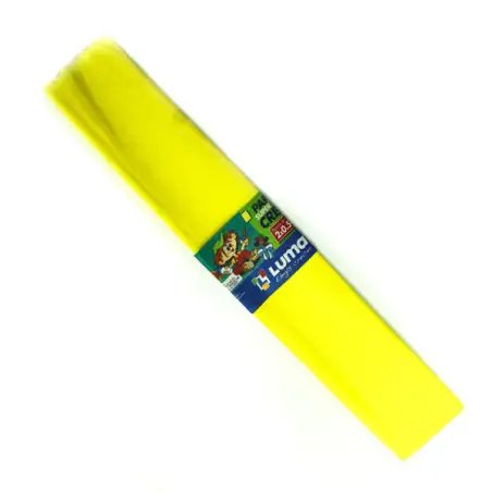 PAPEL CREPE AMARILLO X1 LUMA