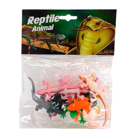 ANIMALES DE GOMA X10PCS