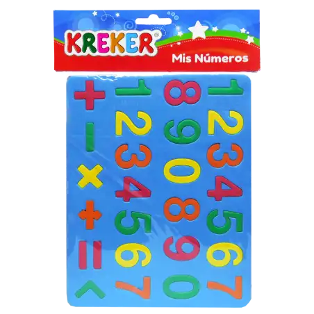 MIS NUMEROS PARA ENCASTRAR GOMA EVA