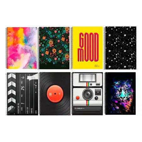 CUADERNO LINEA 16 A4 TAPA FLEX 84HJS RAYADO