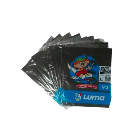 REPUESTO DIBUJO LUMA N3 NEGRO