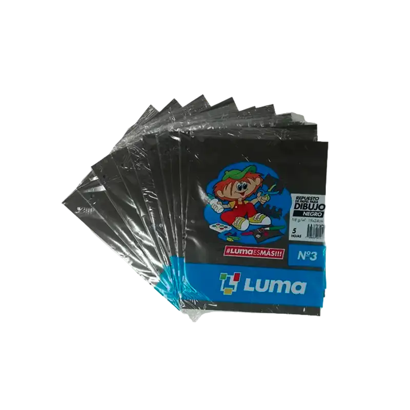 REPUESTO DIBUJO LUMA N3 NEGRO