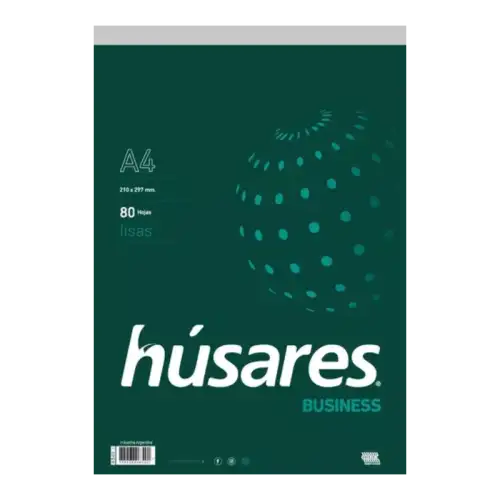 BLOCK BUSSINES A4 LISO 5PERF 80HJS HUSARES