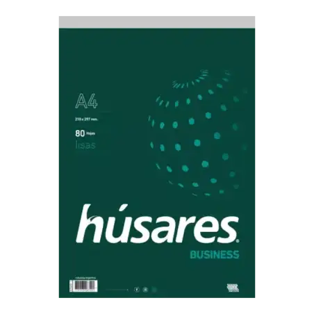 BLOCK BUSSINES A4 LISO 5PERF 80HJS HUSARES