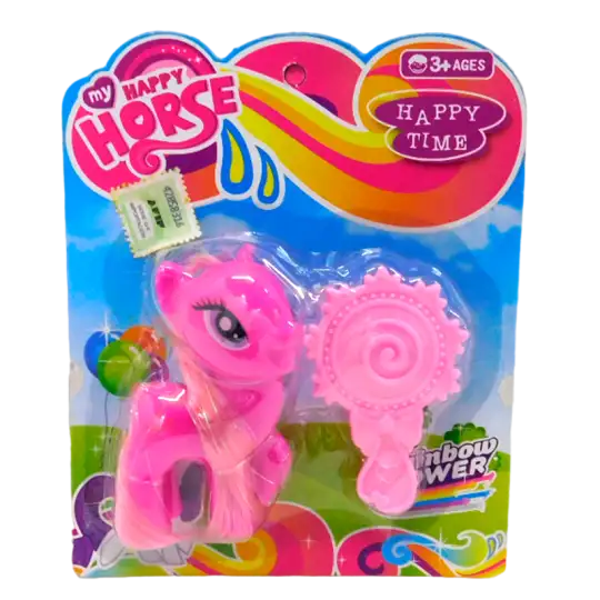 PONY CON CEPILLO BLISTER
