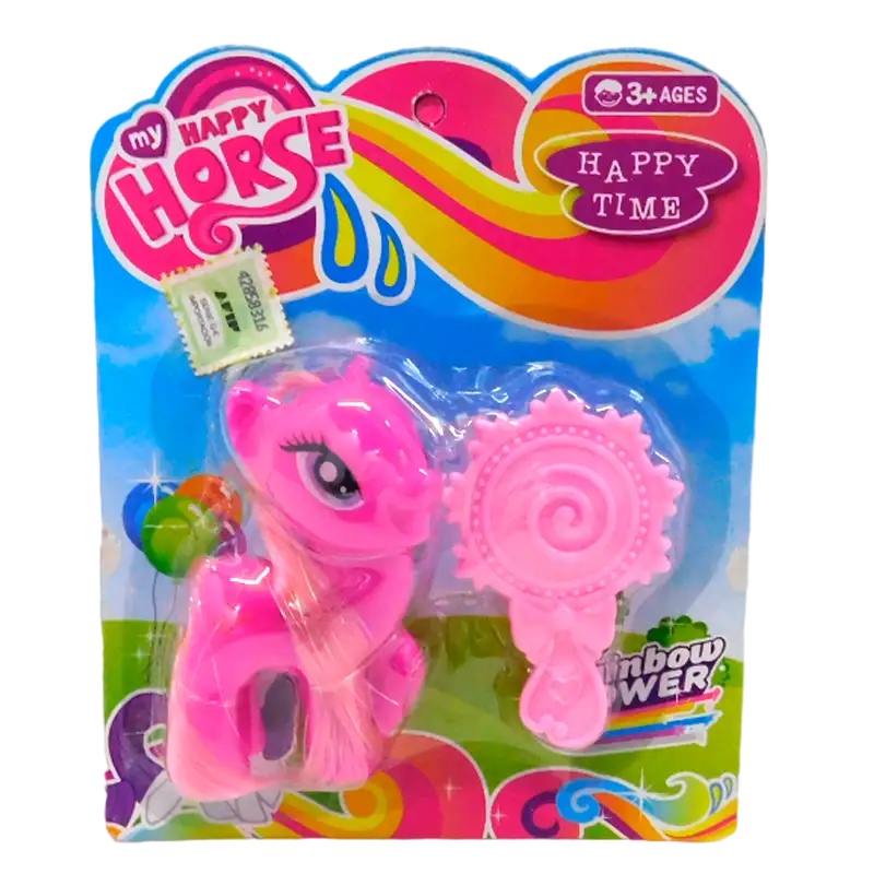 PONY CON CEPILLO BLISTER