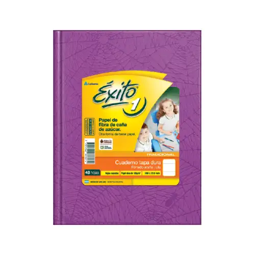 CUADERNO E1 16X21 ARANIA LILA 48H RAY EXITO
