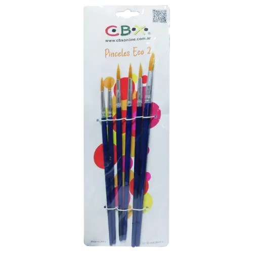 PINCEL ECO REDONDO BLISTER X6 CBX