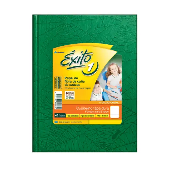 CUADERNO E1 16X21 ARANIA VERDE 48H CUA EXITO