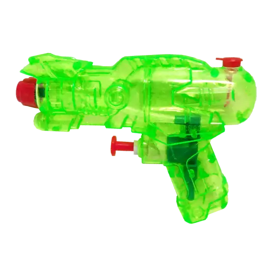 PISTOLA DE AGUA TRANSP MINI
