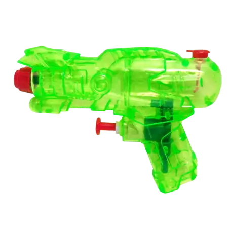 PISTOLA DE AGUA TRANSP MINI