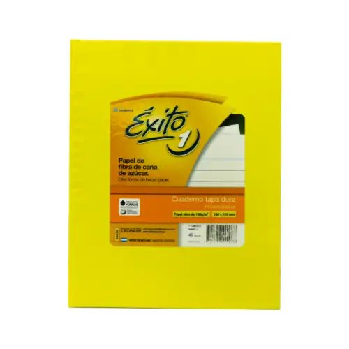 CUADERNO E1 16X21 ARANIA AMARILLO 48H RAY EXITO