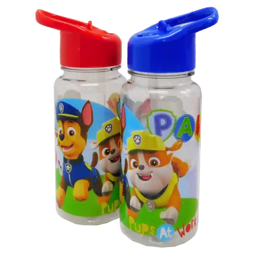 BOTELLA 500ML STRAW TOP PAW PATROL BELGIOCO