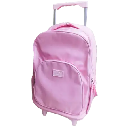 MOCHILA STARPAK  18 CARRO ROSA PASTEL FILGO
