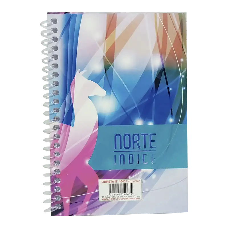 LIBRETA NORTE 4040 INDICE