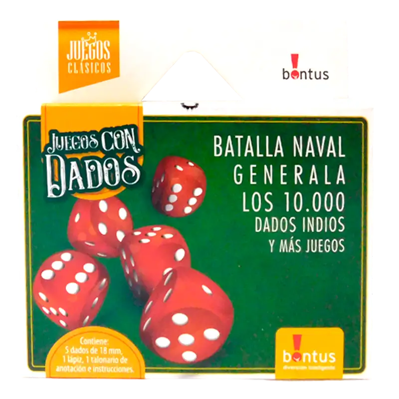 DADOS TALONARIO LAPIZ E INSTR BONTUS