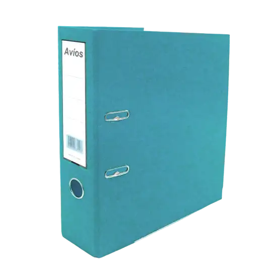 BIBLIORATO A4 LOMO ANCHO VERDE MANZANA AVIOS