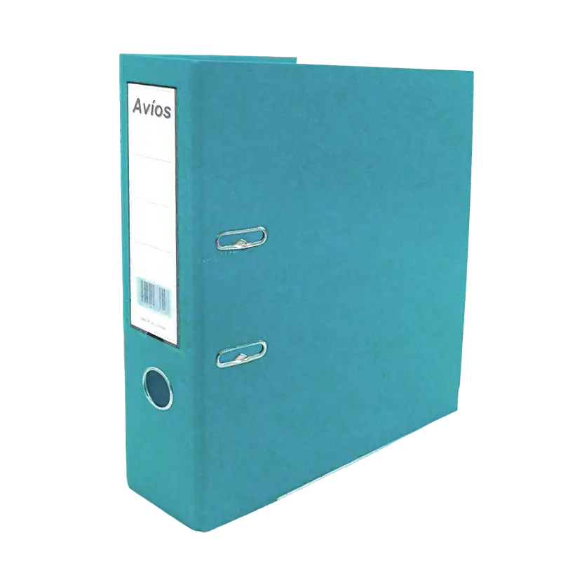 BIBLIORATO A4 LOMO ANCHO VERDE MANZANA AVIOS