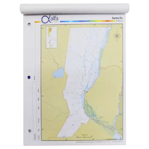 MAPA N3 POLITICO SANTA FE ALFA X40U