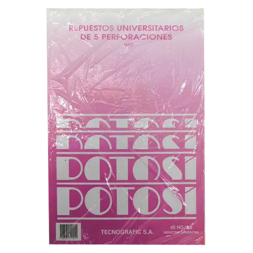 REPUESTO UNIVER. DE 5 PERFORACIONES POTOSI