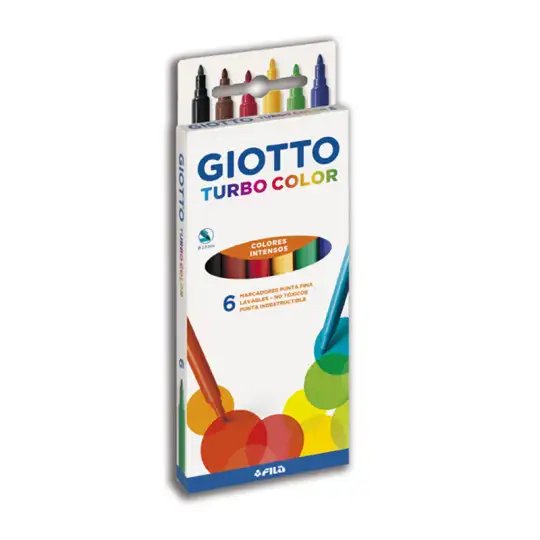 MARCADORES GIOTTO TURBO CLOR X6
