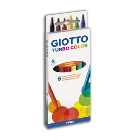 MARCADORES GIOTTO TURBO CLOR X6