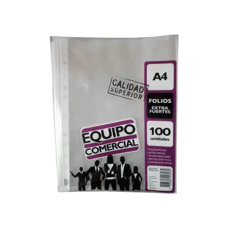 FOLIO A4 EC  EXTRA FUERTE X 100U