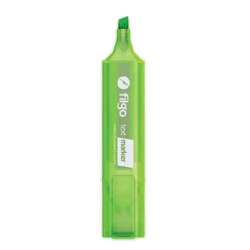 RESALTADOR TEXT MARKER FLUO VERDE X1 FILGO