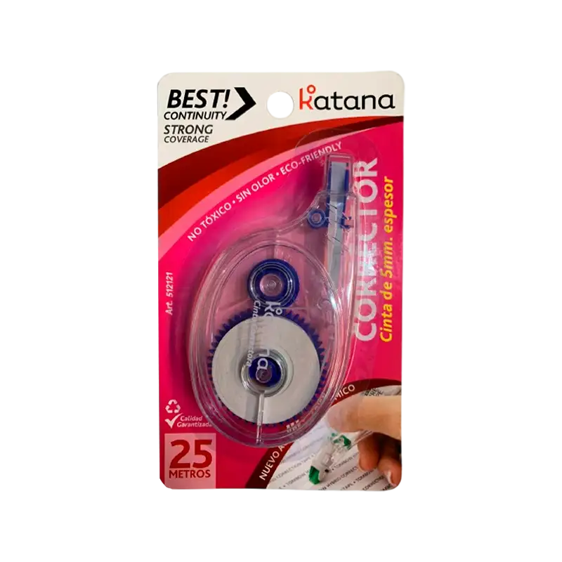 CINTA CORRECTOR 25MT KATANA
