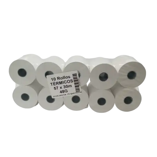 ROLLO TERMICO 57X30MTS 48GR X10