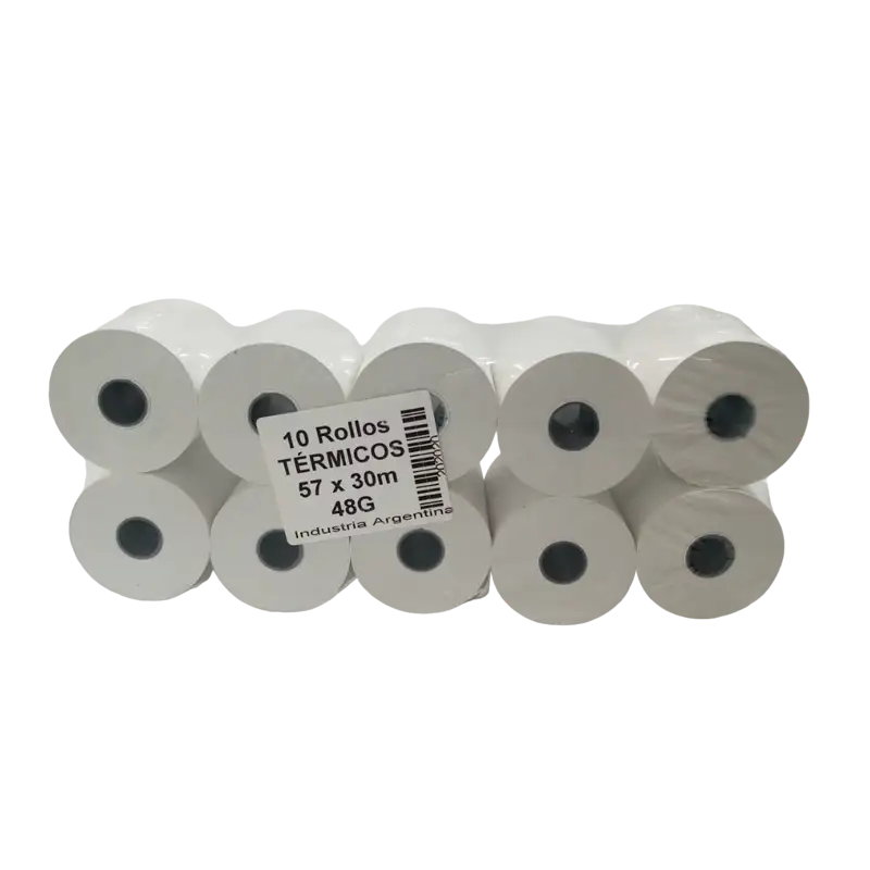 ROLLO TERMICO 57X30MTS 48GR X10