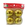 GLOBO N6 LISO BOL X4 ORO