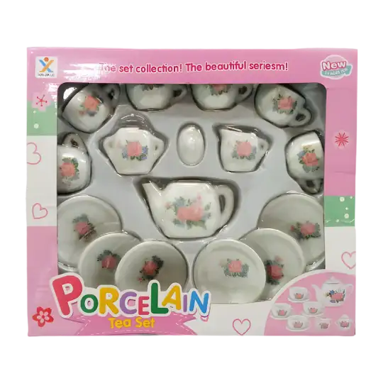 JUEGO DE TE X16PZAS PORCELANA