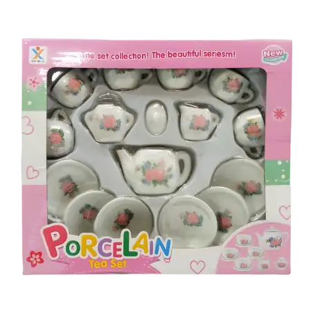 JUEGO DE TE X16PZAS PORCELANA