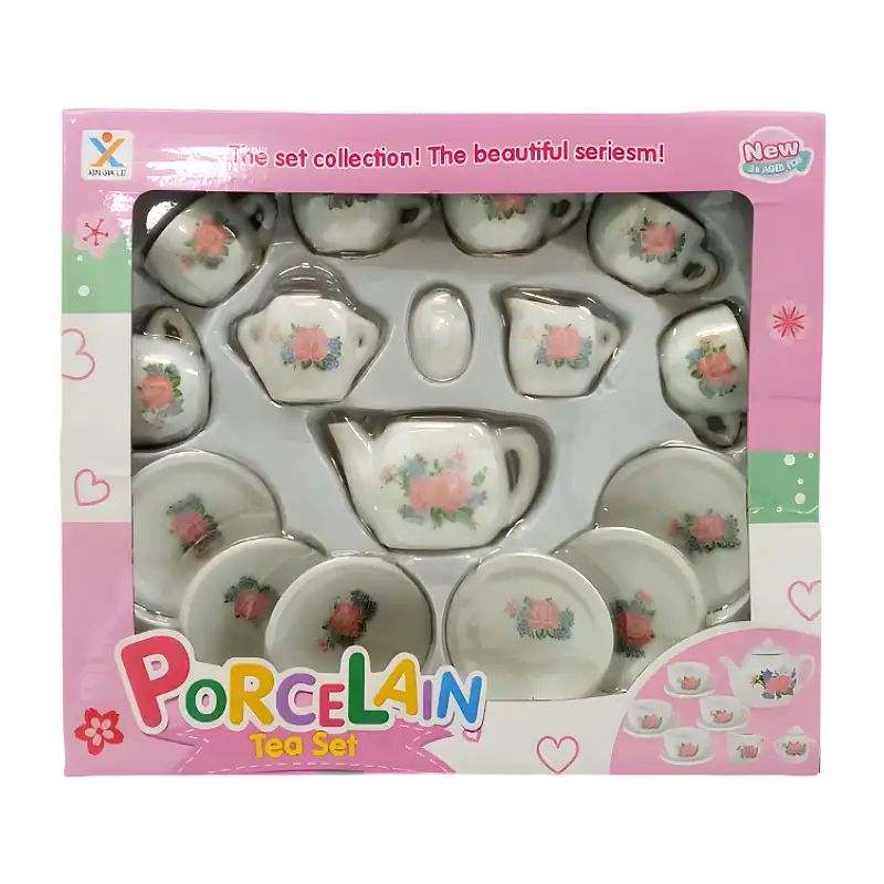 JUEGO DE TE X16PZAS PORCELANA