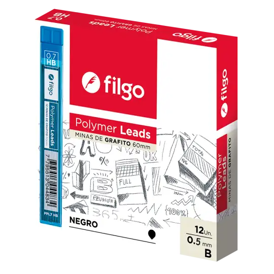 MINAS GRAFITO 0.5MM B FILGO