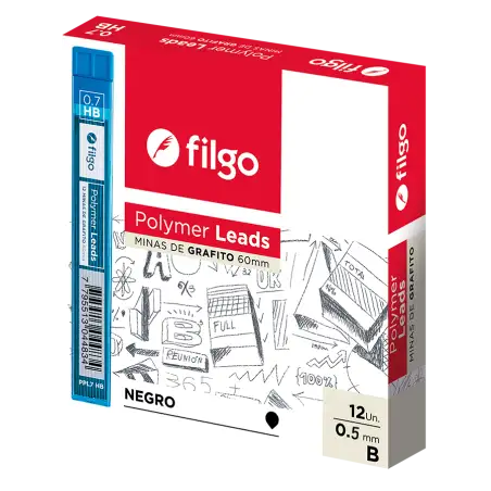 MINAS GRAFITO 0.5MM B FILGO