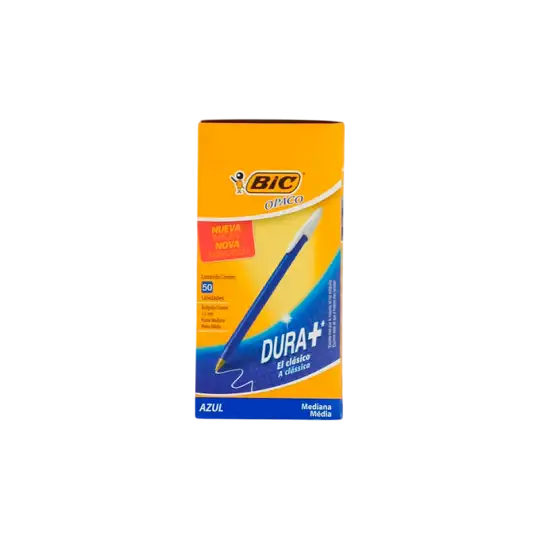 BOLIGRAFO BIC OPACO 1MM AZUL X50