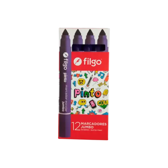 MARCADOR ESCOLAR JUMBO VIOLETA X1 FILGO