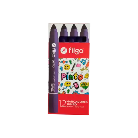MARCADOR ESCOLAR JUMBO VIOLETA X1 FILGO